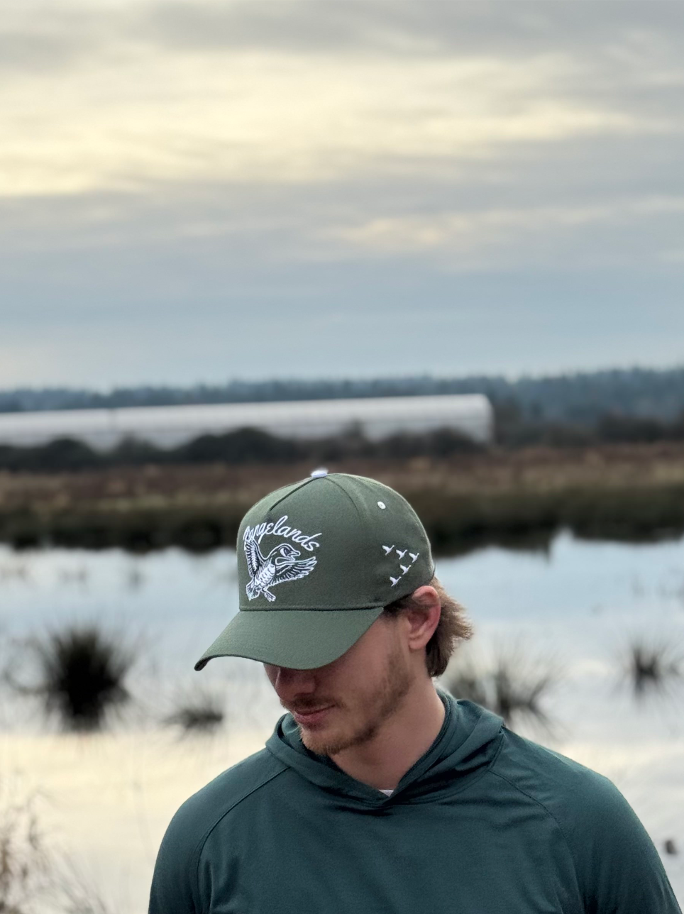 Talk To Me Goose Hat - Model Image